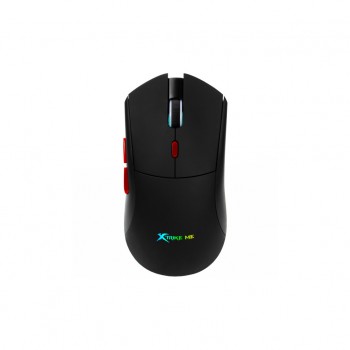 Мишка XTRIKE ME GW-613, ігрова бездротова Bluetooth+2.4G+Type-C, 10000dpi., 6кн., RGB, чорна