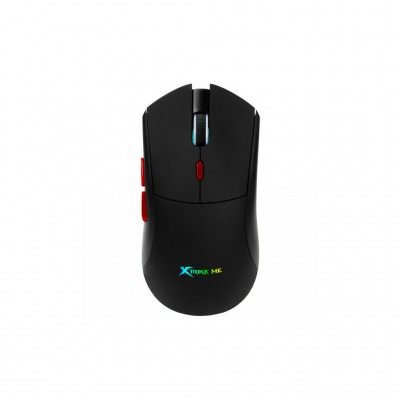 Мишка XTRIKE ME GW-613, ігрова бездротова Bluetooth+2.4G+Type-C, 10000dpi., 6кн., RGB, чорна