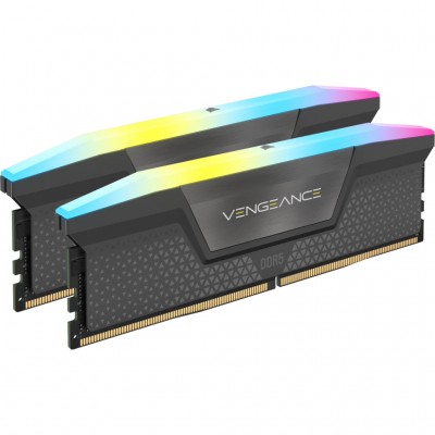 Пам'ять DDR5 96GB (2x48GB) 6000 MHz Vengeance RGB Grey CORSAIR CMH96GX5M2E6000Z36 Пам'ять DDR5 96GB (2x48GB) 6000 MHz Vengeance RGB Grey CORSAIR CMH96GX5M2E6000Z36