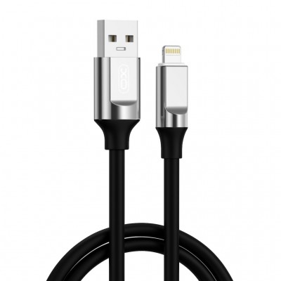 Дата кабель USB 2.0 AM to Lightning 1.0m 6A silicone black XO (NB251_L_Black) Дата кабель USB 2.0 AM to Lightning 1.0m 6A silicone black XO (NB251_L_Black)