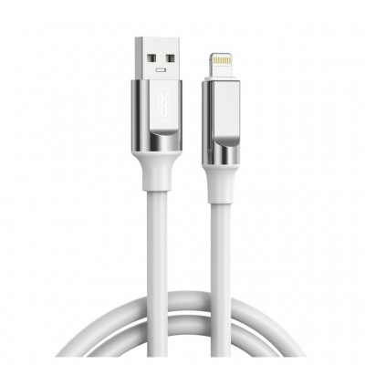 Дата кабель USB 2.0 AM to Lightning 1.0m 6A silicone white XO (NB251_L_White) Дата кабель USB 2.0 AM to Lightning 1.0m 6A silicone white XO (NB251_L_White)