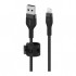 Дата кабель USB 2.0 AM to Lightning 1.0m black Belkin (CAA010BT1MBK)