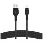 Дата кабель USB 2.0 AM to Lightning 1.0m black Belkin (CAA010BT1MBK)
