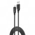 Дата кабель USB 2.0 AM to Lightning 1.0m braided black XO (NB235_L_Black) Дата кабель USB 2.0 AM to Lightning 1.0m braided black XO (NB235_L_Black)