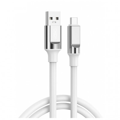 Дата кабель USB 2.0 AM to USB-C 1.0m 6A silicone white XO (NB251_C_White) Дата кабель USB 2.0 AM to USB-C 1.0m 6A silicone white XO (NB251_C_White)