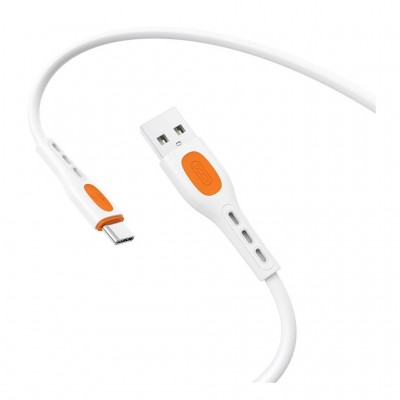 Дата кабель USB 2.0 AM to USB-C 1.0m white XO (NB280_C_White)