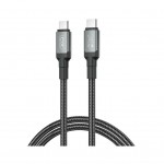 Дата кабель USB-C to USB-C 1.0m 240W black XO (NBQ264A_С_Black)