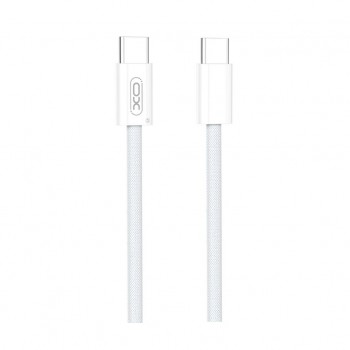 Дата кабель USB-C to USB-C 1.0m 60W white XO (NBQ260A_С_White)