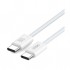 Дата кабель USB-C to USB-C 1.0m 60W white XO (NBQ273_C_White)