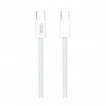 Дата кабель USB-C to USB-C 1.5m 60W white XO (NBQ260B_С_White)
