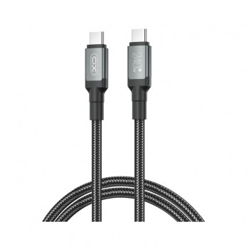 Дата кабель USB-C to USB-C 2.0m 240W black XO (NBQ264B_С_Black)