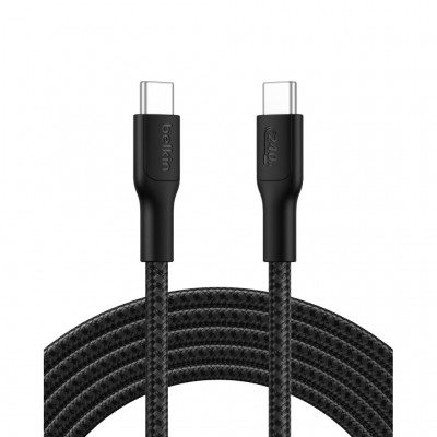 Дата кабель USB-C to USB-C 3.0m 240W black Belkin (CAB025HQ3MBK)