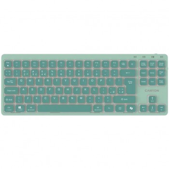 Клавіатура Canyon OnType 10 TKL Mechanical Silent Low-profile USB UA (CNS-HKB10GR)