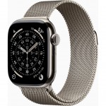 Смарт-годинник Apple Watch Series 11 GPS + Cellular 42mm Natural Titanium Case with Natural Milanese Loop (MF8P4RK/A)
