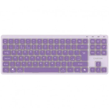 Клавіатура Canyon OnType 10 TKL Mechanical Silent Low-profile USB UA (CNS-HKB10V)