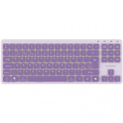 Клавіатура Canyon OnType 10 TKL Mechanical Silent Low-profile USB UA (CNS-HKB10V)