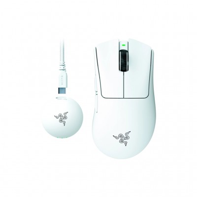 Миша Razer DeathAdder V4 PRO Wireless/USB White (RZ01-05330200-R3G1)