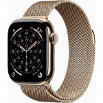 Смарт-годинник Apple Watch Series 11 GPS + Cellular 42mm Gold Titanium Case with Gold Milanese Loop (MF8Y4RK/A)
