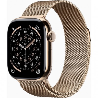 Смарт-годинник Apple Watch Series 11 GPS + Cellular 42mm Gold Titanium Case with Gold Milanese Loop (MF8Y4RK/A) Смарт-годинник Apple Watch Series 11 GPS + Cellular 42mm Gold Titanium Case with Gold Milanese Loop (MF8Y4RK/A)
