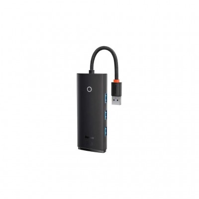 USB-хаб Baseus USB 3.0 to 4xUSB 3.0 0.25m black (WKQX030001)
