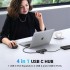 USB-хаб UGREEN USB-C to 2xUSB 3.2 Gen2 + 2xUSB-C 3.2 Gen2 10Gbps (35583)