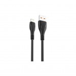 Дата кабель USB 2.0 AM to Lightning 1.0m 6A NB185 black XO (6920680879236)