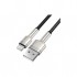 Дата кабель USB 2.0 AM to Lightning 1.0m Cafule Metal 2.4A black Baseus (CALJK-A01)