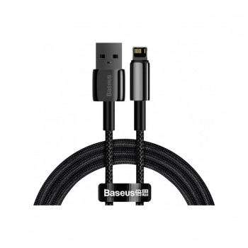 Дата кабель USB 2.0 AM to Lightning 2.0m 2.4A black Baseus (CALWJ-A01)