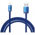 Дата кабель USB 2.0 AM to Lightning 2.0m 2.4A blue Baseus (CAJY000103)