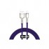 Дата кабель USB 2.0 AM to Lightning 2.0m 2.4A metal purple Baseus (CALJK-B05)