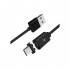 Дата кабель USB 2.0 AM to Micro 5P 1.0m Magnetic black Essager (EXCCXM-ML01)