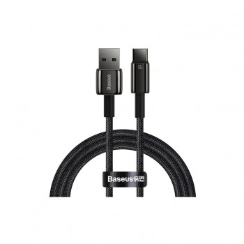 Дата кабель USB 2.0 AM to USB-C 1.0m 100W black Baseus (CAWJ000001)