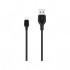 Дата кабель USB 2.0 AM to USB-C 1.0m 2.1A black XO (XO-NB-103-TC-1-BK)
