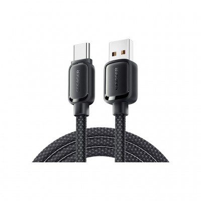 Дата кабель USB 2.0 AM to USB-C 1.0m 7A black Essager (EXCT-TD01-P)