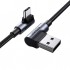 Дата кабель USB 2.0 AM to USB-C 3.0m 3A 90° corner US176 black Ugreen (70875)