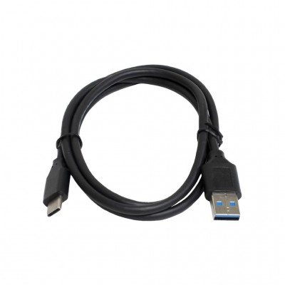 Дата кабель USB 3.0 AM to USB-C 1.0m black Patron (CAB-PN-USB3-TYPEC-1M)