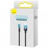 Дата кабель USB-C to Lightning 1.0m 20W 90° corner black/blue Baseus (CAVP000221)