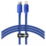 Дата кабель USB-C to Lightning 1.2m 20W blue Baseus (CAJY000203)