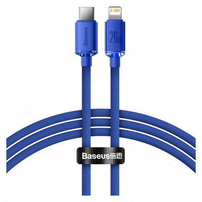 Дата кабель USB-C to Lightning 1.2m 20W blue Baseus (CAJY000203)