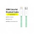 Дата кабель USB-C to Lightning 2.0m 20W green Baseus (CALD000106)