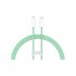 Дата кабель USB-C to Lightning 2.0m 20W green Baseus (CALD000106)