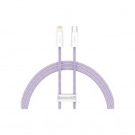 Дата кабель USB-C to Lightning 2.0m 20W purple Baseus (CALD000105)