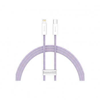 Дата кабель USB-C to Lightning 2.0m 20W purple Baseus (CALD000105)