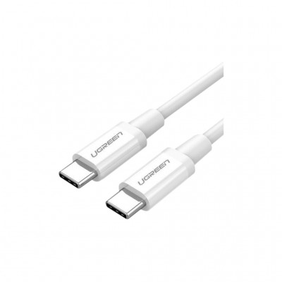 Дата кабель USB-C to USB-C 0.5m 3A 60W US264 white Ugreen (60517)
