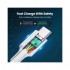 Дата кабель USB-C to USB-C 0.5m 3A 60W US264 white Ugreen (60517)
