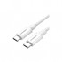 Дата кабель USB-C to USB-C 0.5m 3A 60W US264 white Ugreen (60517)