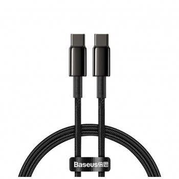 Дата кабель USB-C to USB-C 1.0m 100W black Baseus (CATWJ-01)