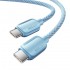 Дата кабель USB-C to USB-C 1.0m 100W blue Essager (EXCTT1-WL03-P)