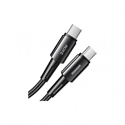 Дата кабель USB-C to USB-C 1.0m 240W Essager (EXCTT3-CG0G-P)