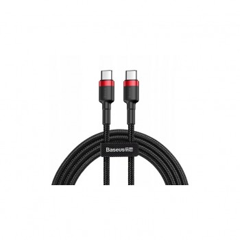Дата кабель USB-C to USB-C 1.0m USB 3.1 3A red Baseus (CATKLF-G91)